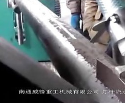 灯杆旗杆生产线设备之自动合缝焊机